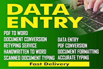 convert PDF to word, retype, and format handwritten document to word