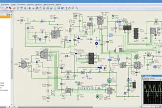 help you in designing complex electronics circuits on multisim proteus and pws