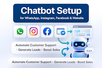 do smart chatbot for whatsapp instagram and your website
