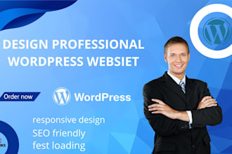 design a professional wordpress business website 1 page