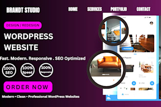 build wordpress website design blog website lms website wordpress development
