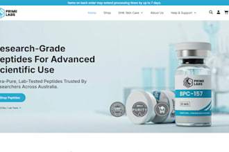peptide website wocommerce peptide store nutraceutical research peptide website