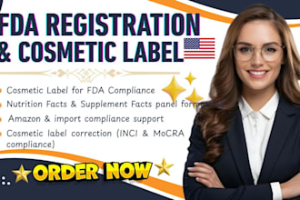 do fda registration, cosmetic labels and fda compliance