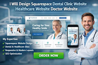 design squarespace dental clinic website healthcare website doctor website