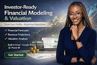 build professional financial models, business plans, projections and forecasting