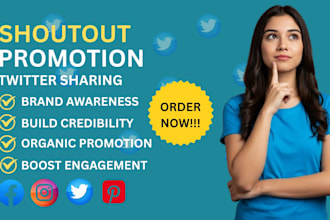 shout out promote website link viral to 200m USA UK twitter