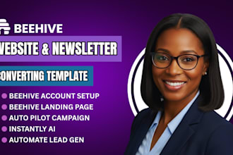 beehive newsletter beehive landing page beehive site ai newsletter instantly ai