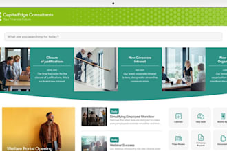 design a professional sharepoint online hub and ms365 portal