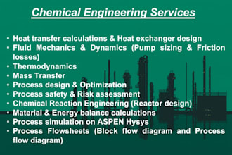 assist you in chemical engineering projects