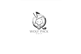 design golf friends community group logo