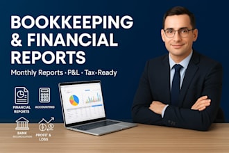 manage your small business bookkeeping and monthly financial reports