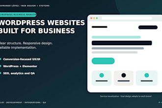design a wordpress landing page built to convert with tracking setup