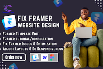 fix responsiveness edit template adjust layouts optimize your framer website