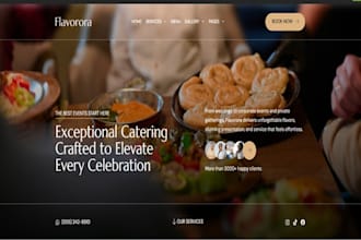 build wix personal chef website catering resturant website grocery website
