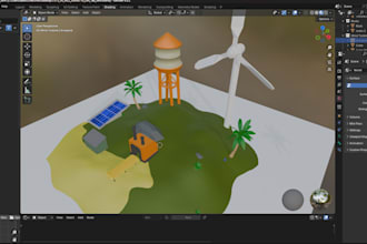 create game assets in blender