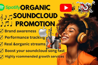 do organic soundcloud promotion ,track promo christian  for soundcloud music