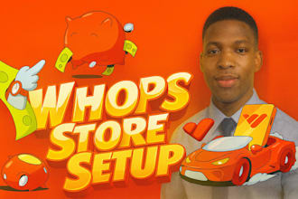 professionally setup new whop account and edit existing whop