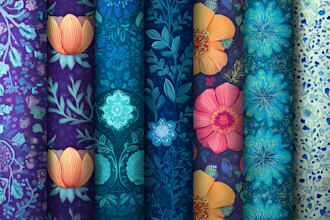 make seamless pattern design for fabric or wallpaper