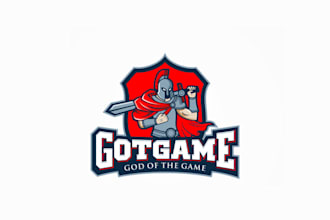 design awesome e sports game mascot logo