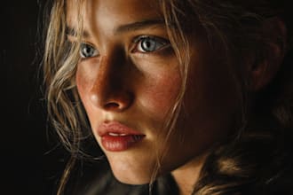 draw realistic face vector cartoon portrait of you