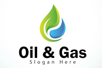 design plumbing heating air conditioning and oil gas logo