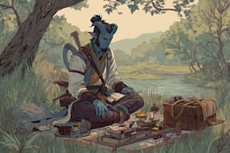 dnd, fantasy character and dnd character