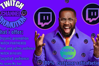twitch promotion organic followers live view twitch affiliate setup kick channel