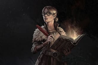 create a dnd character art fantasy scifi illustration