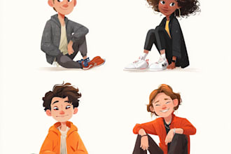design flat vector illustrations