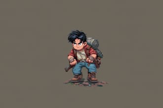 make a pixel art avatar and portrait