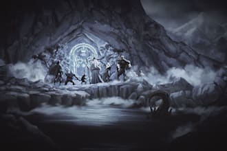 create a dnd character illustrations or concept art