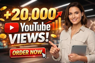 boost youtube 20,000 views high quality service