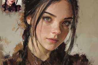 draw realistic self portrait best oil painting