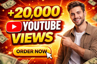 increase youtube 20,000 views very fast