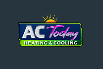 design creative hvac company logo