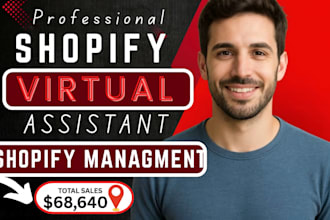 be your shopify virtual assistant for store setup and daily management