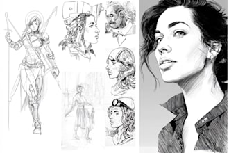be your digital sketch artist