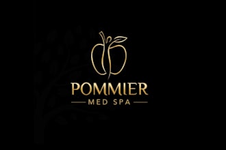 design unique med spa logo