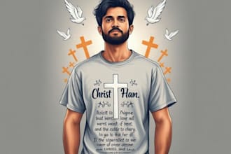do create custom christian t shirt designs