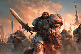 draw  a warhammer 40k character depending on your concept