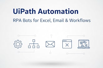automate business processes with uipath rpa bots