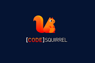 design professional squirrel software development company logo