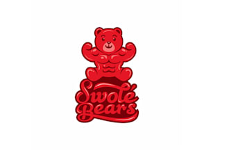 design protein gummy supplement health logo