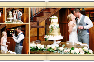 select your most beautiful cohesive wedding album pictures