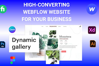 design and build a professional webflow ecommerce store for your business
