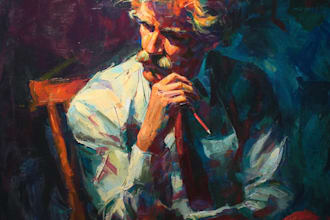 paint a realistic portrait in oil or acrylic