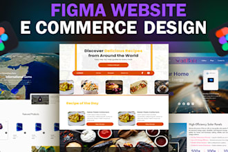 create a premium ecommerce store UI UX in figma