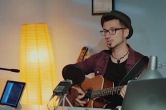 bring your custom lyrics to life with heartfelt vocal, country male vocals