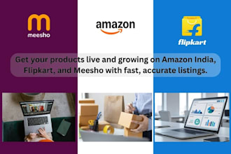 list your products on amazon india, flipkart and meesho