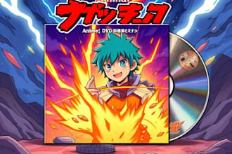 draw your super detailed cartoon album cover art